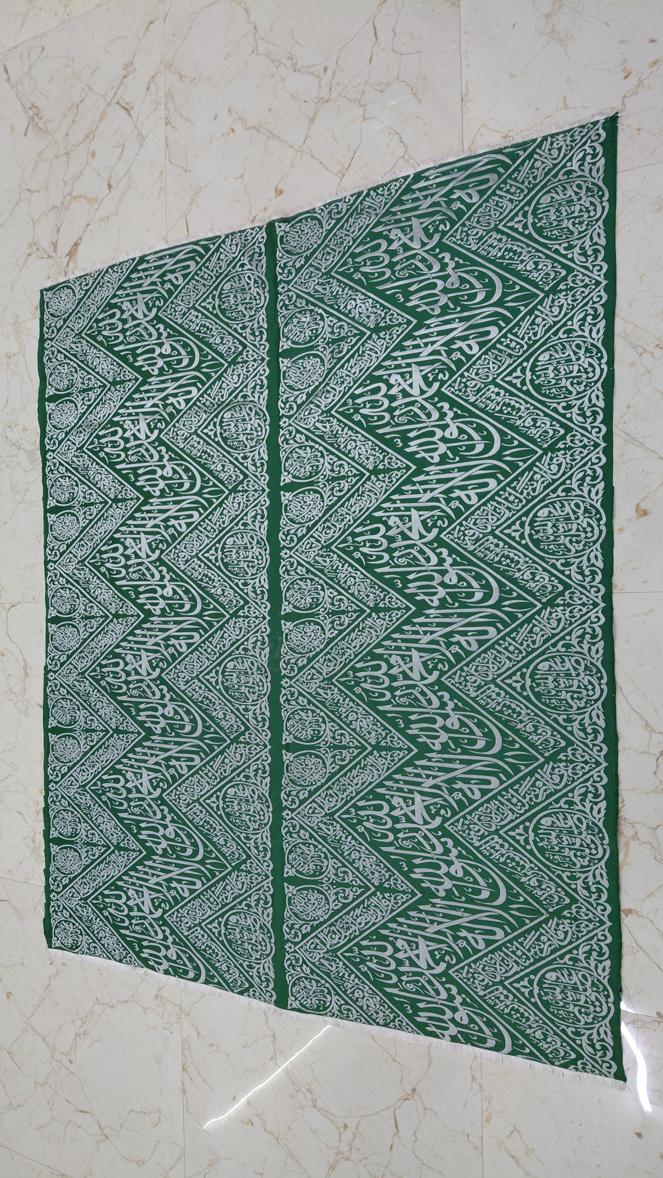 Green Kiswah 2 piace Nabi Mohammed S.A.W Blessed Grave with certificate